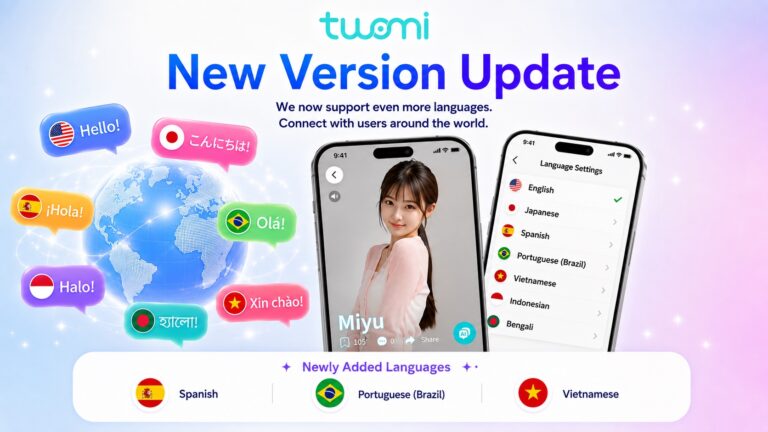 📣 Twomi v1.13.0 Update — AI AVATAR Newsroom